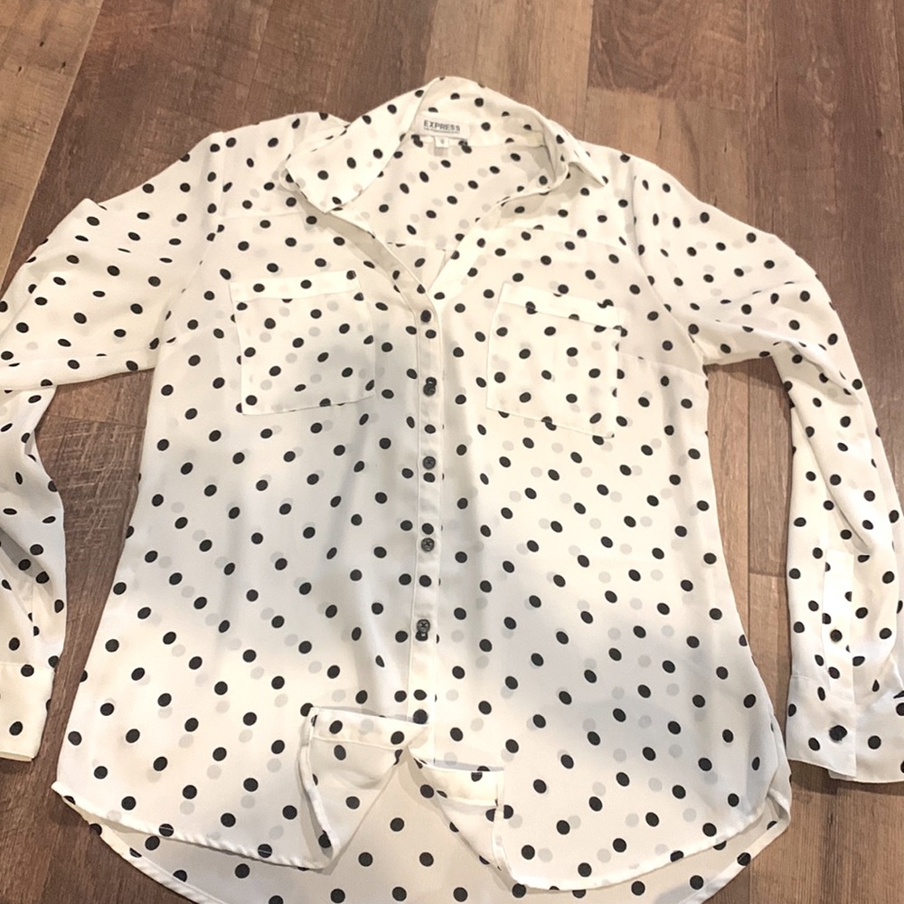 Express button down blouse